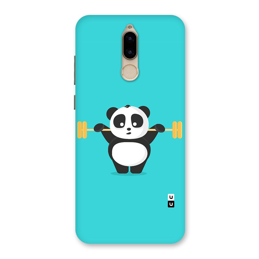 Cute Weightlifting Panda Back Case for Honor 9i