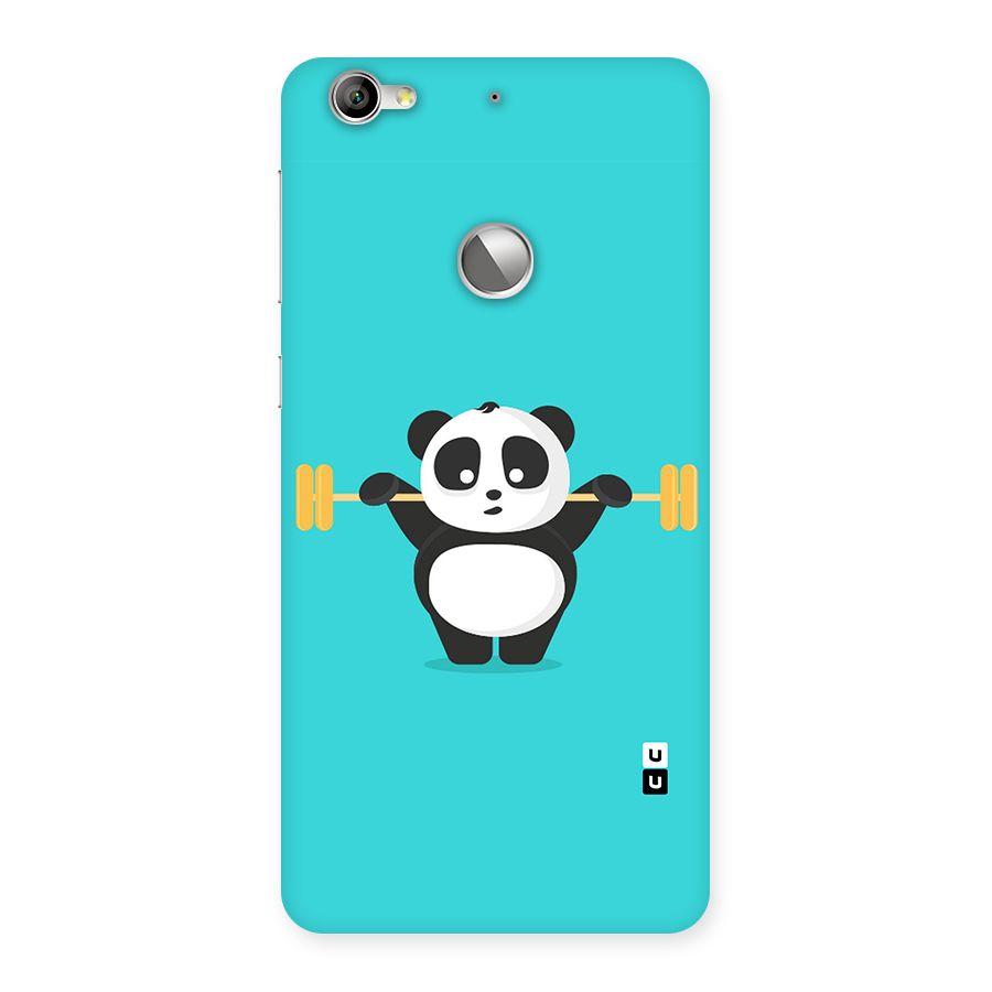 Cute Weightlifting Panda Back Case for LeTV Le 1s