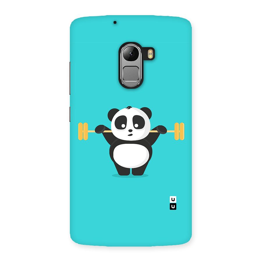 Cute Weightlifting Panda Back Case for Lenovo K4 Note