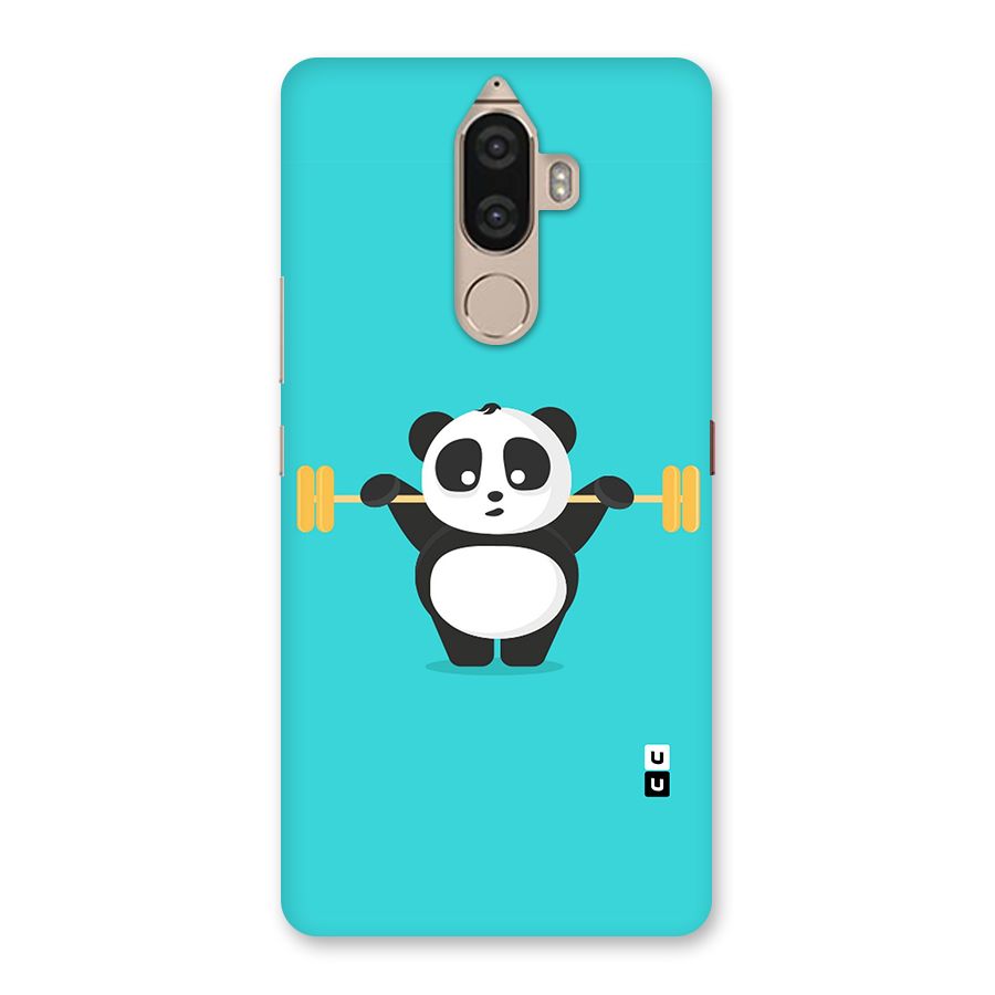 Cute Weightlifting Panda Back Case for Lenovo K8 Note