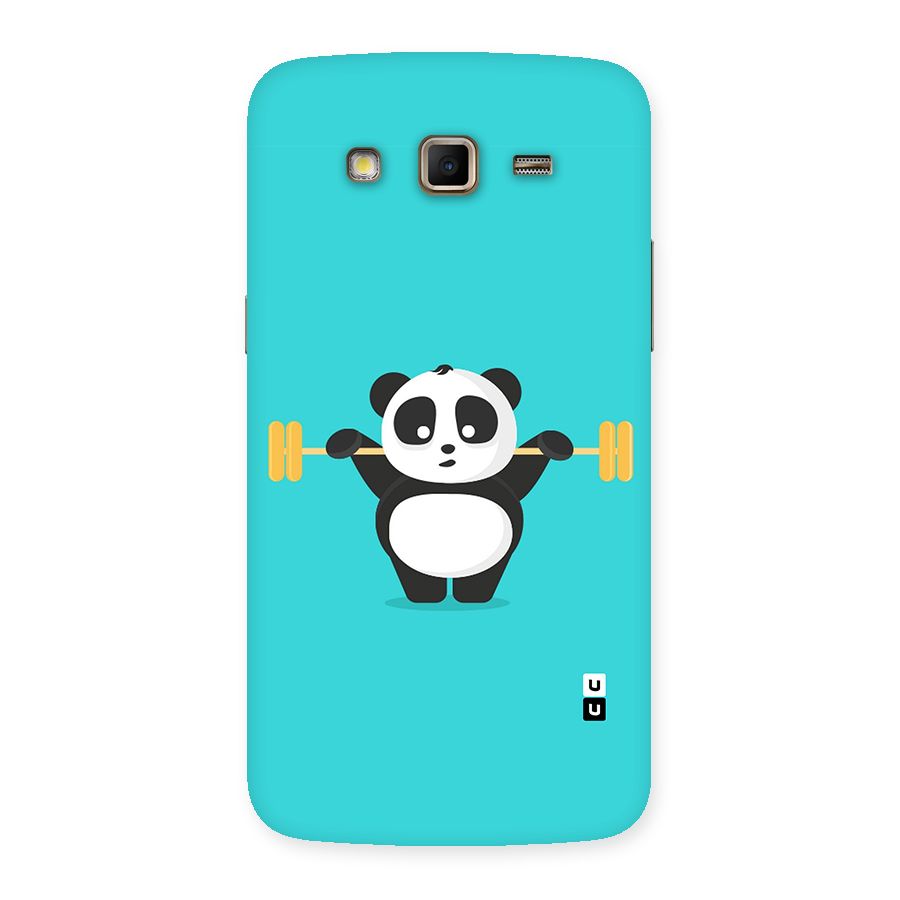 Cute Weightlifting Panda Back Case for Samsung Galaxy Grand 2