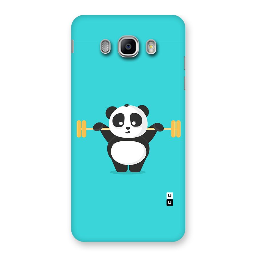Cute Weightlifting Panda Back Case for Samsung Galaxy J5 2016