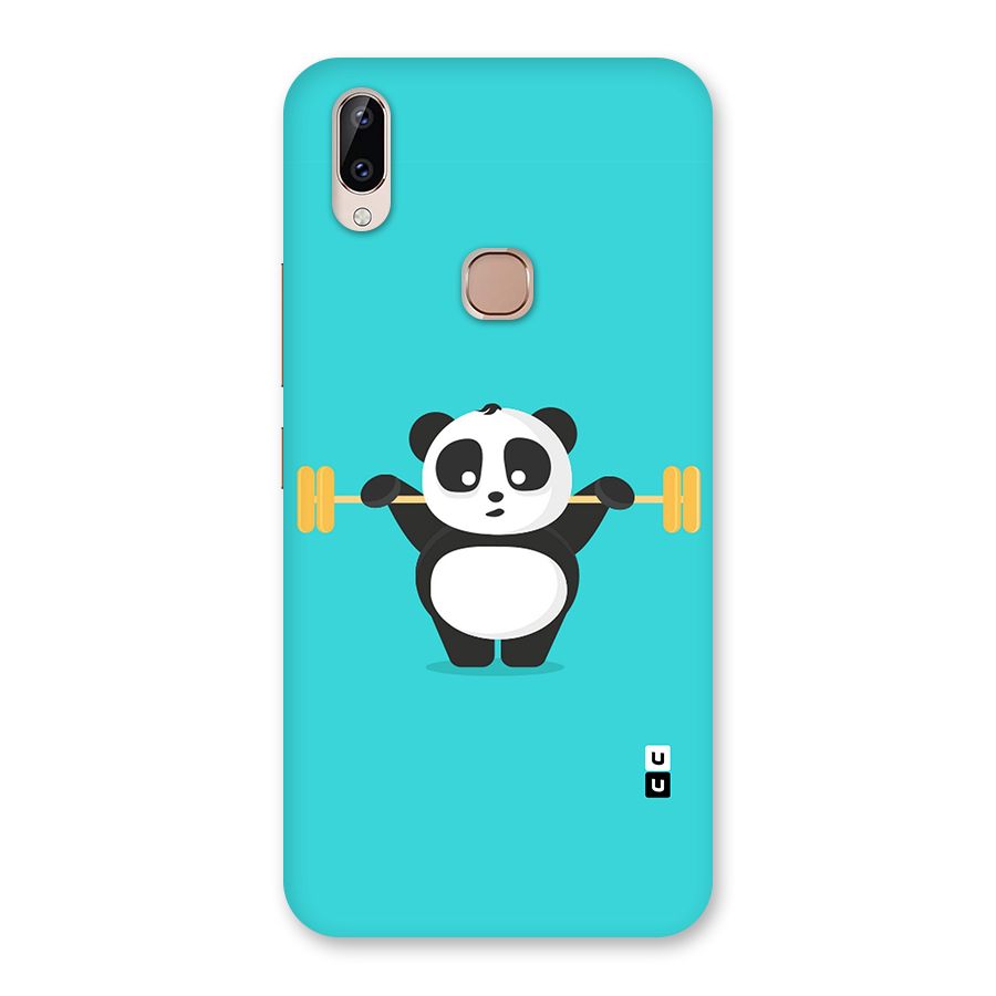 Cute Weightlifting Panda Back Case for Vivo Y83 Pro