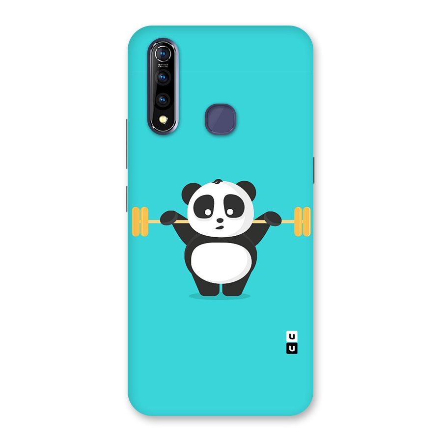 Cute Weightlifting Panda Back Case for Vivo Z1 Pro