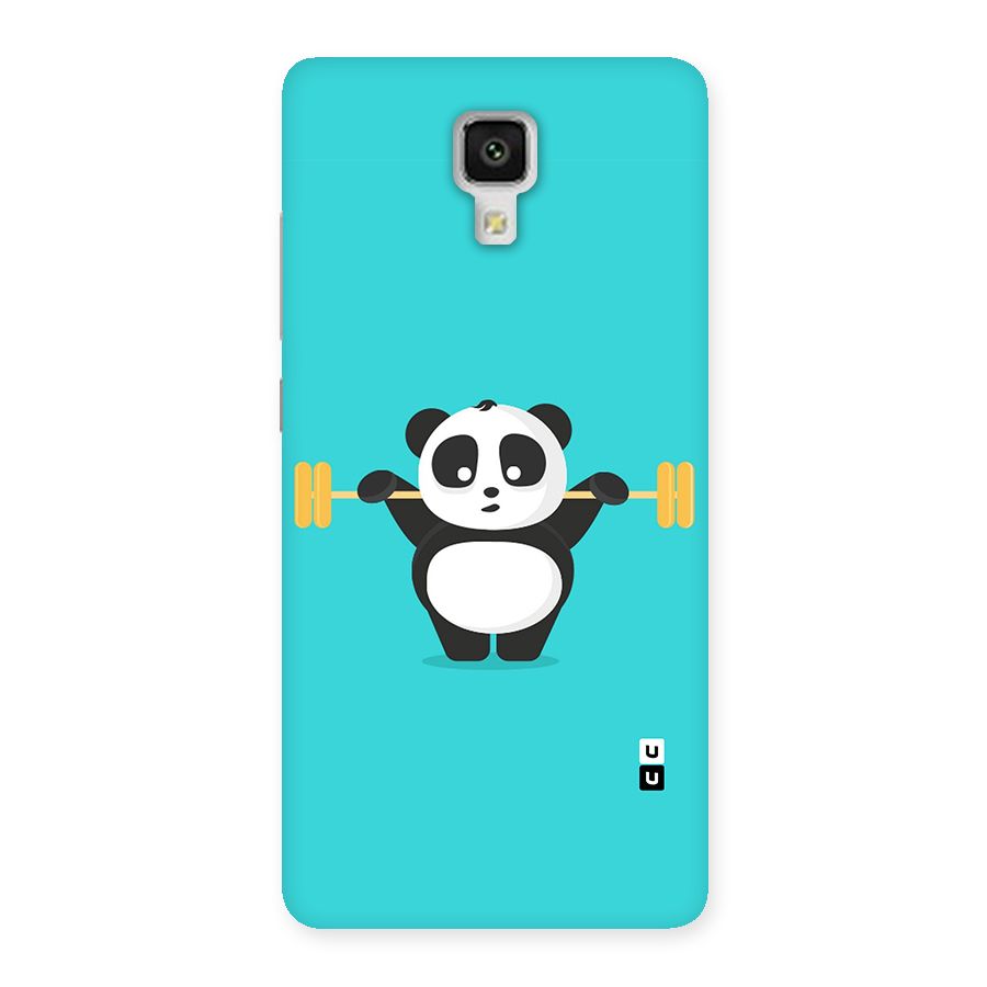 Cute Weightlifting Panda Back Case for Xiaomi Mi 4
