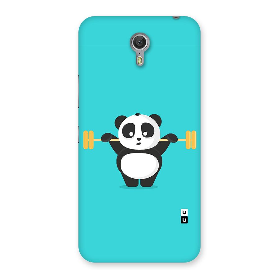 Cute Weightlifting Panda Back Case for Zuk Z1