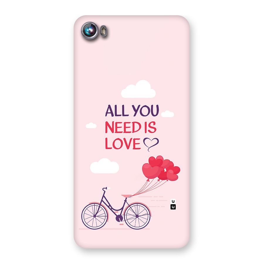 Cycle Of Love Back Case for Canvas Fire 4 (A107)
