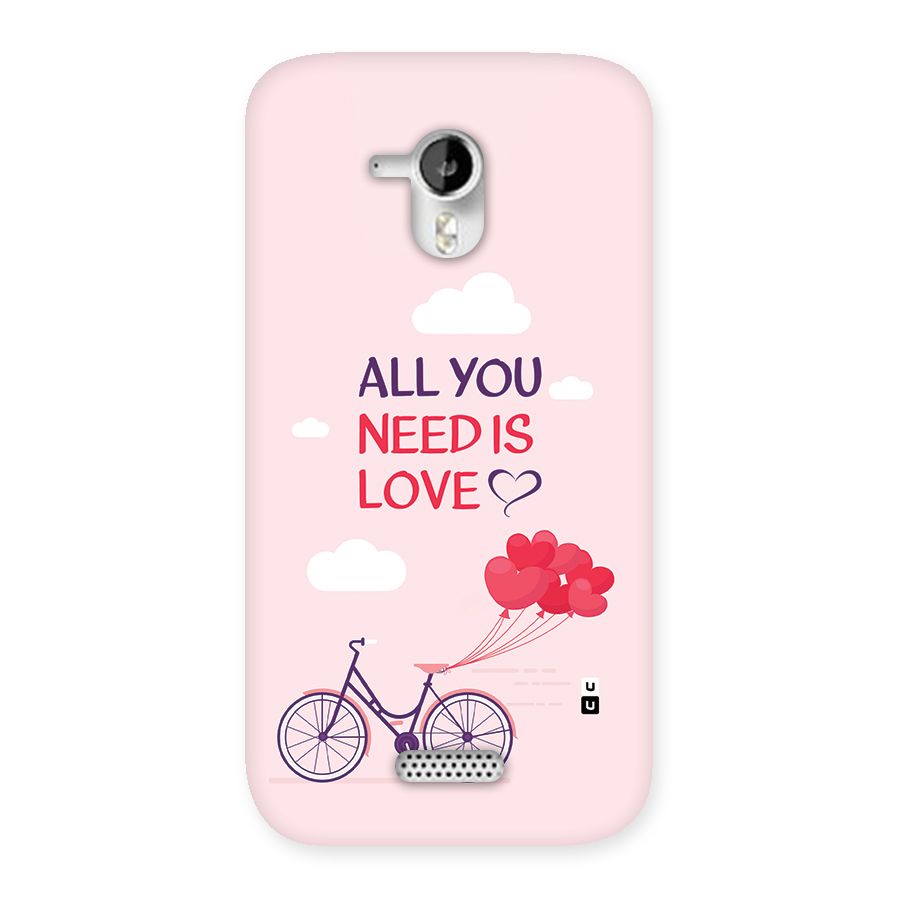 Cycle Of Love Back Case for Canvas HD A116