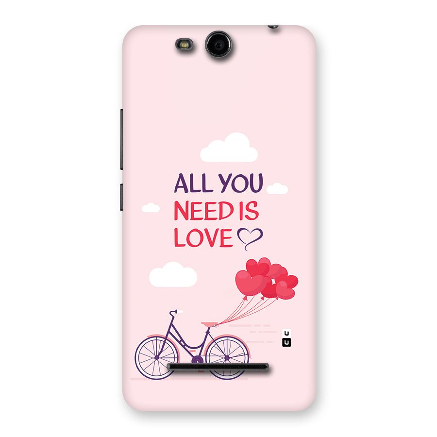 Cycle Of Love Back Case for Canvas Juice 3 Q392