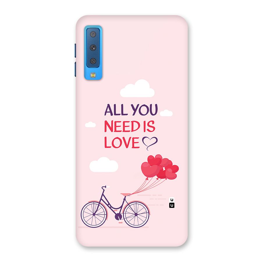 Cycle Of Love Back Case for Galaxy A7 (2018)