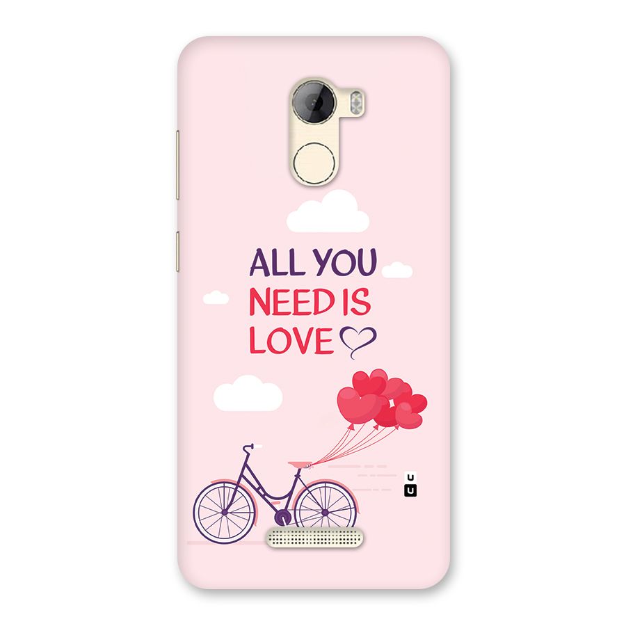 Cycle Of Love Back Case for Gionee A1 LIte