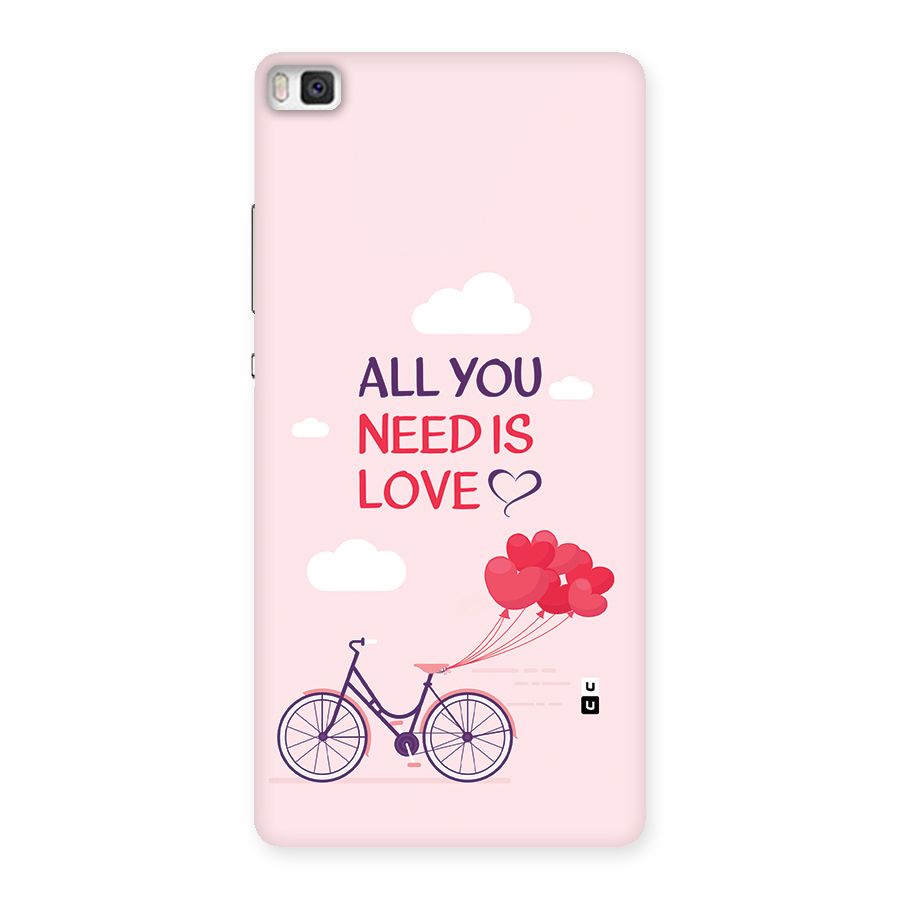 Cycle Of Love Back Case for Huawei P8