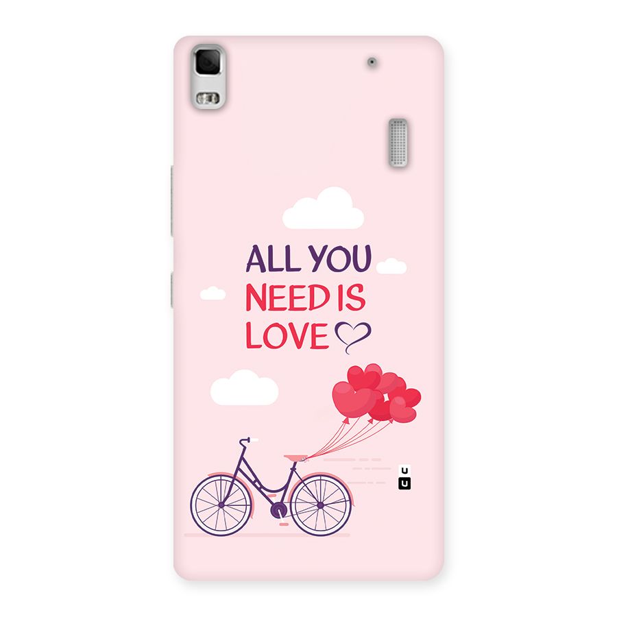 Cycle Of Love Back Case for Lenovo A7000