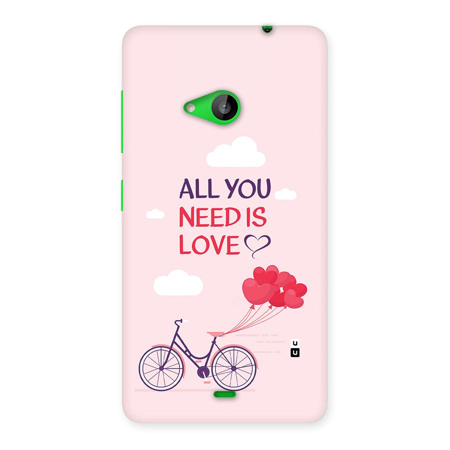 Cycle Of Love Back Case for Lumia 535