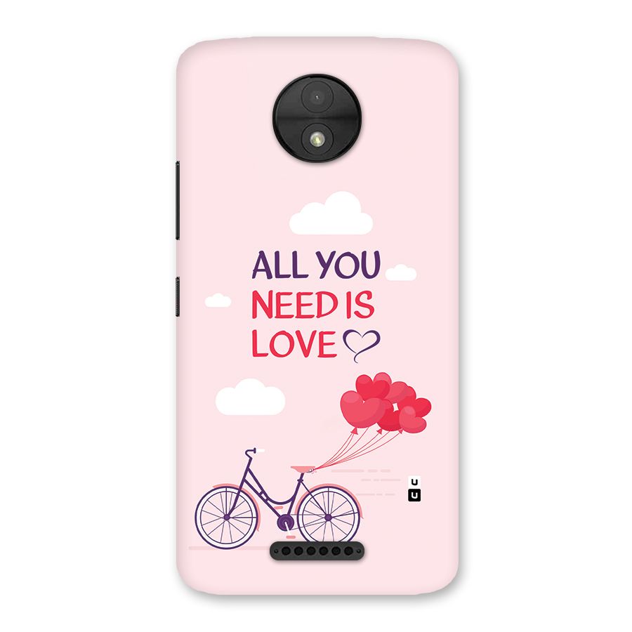 Cycle Of Love Back Case for Moto C