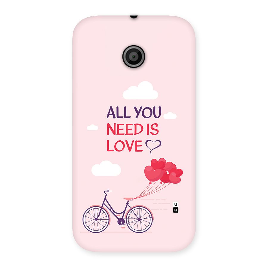 Cycle Of Love Back Case for Moto E