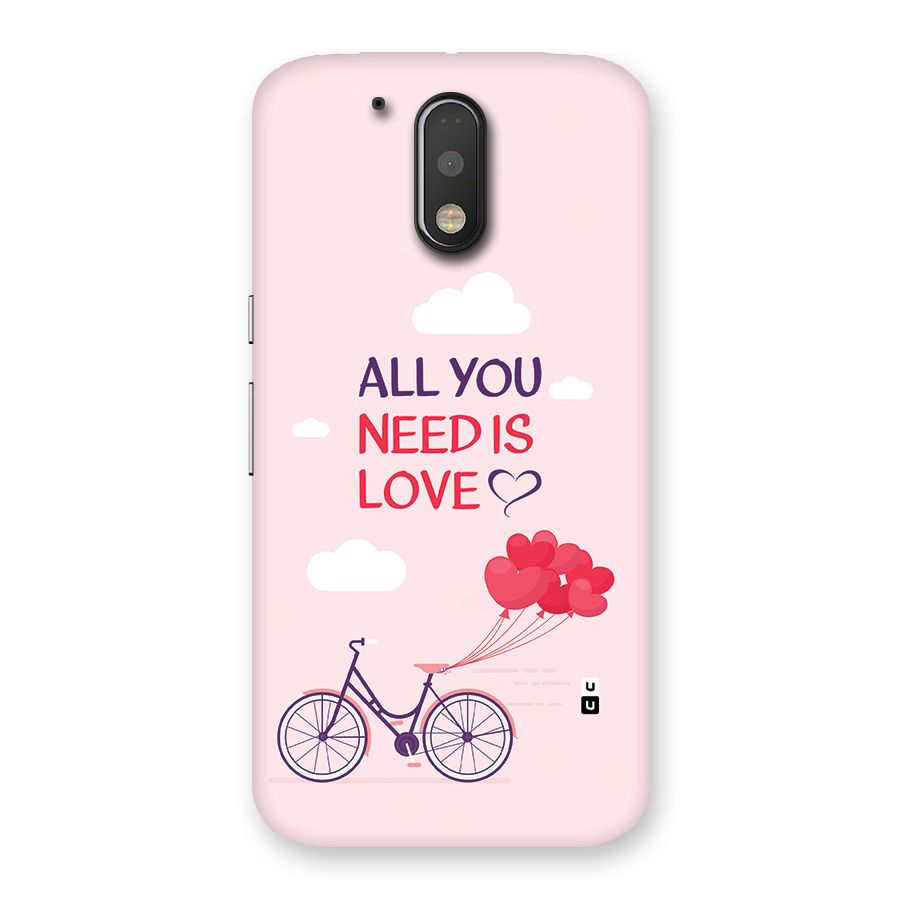 Cycle Of Love Back Case for Moto G4 Plus