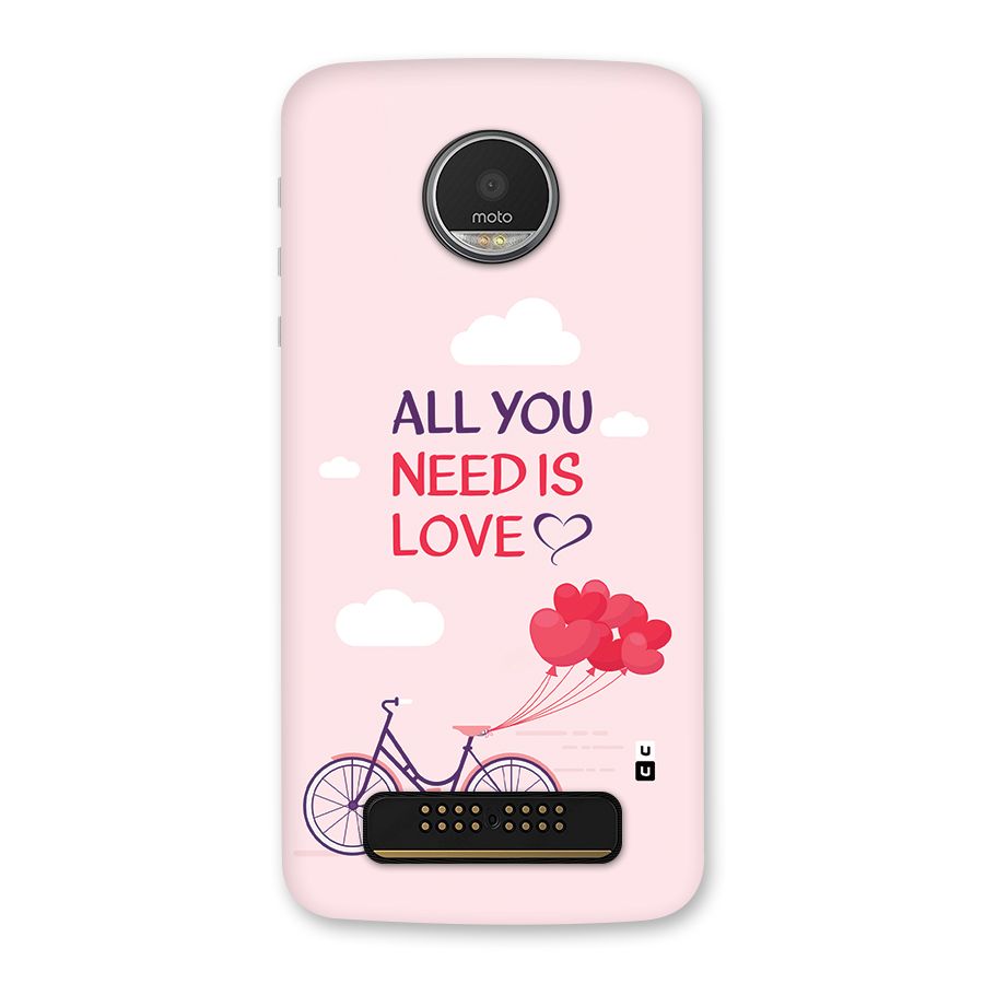 Cycle Of Love Back Case for Moto Z Play