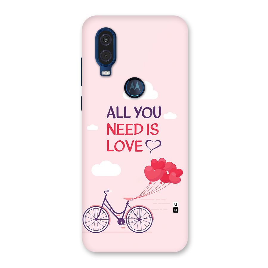 Cycle Of Love Back Case for Motorola One Vision