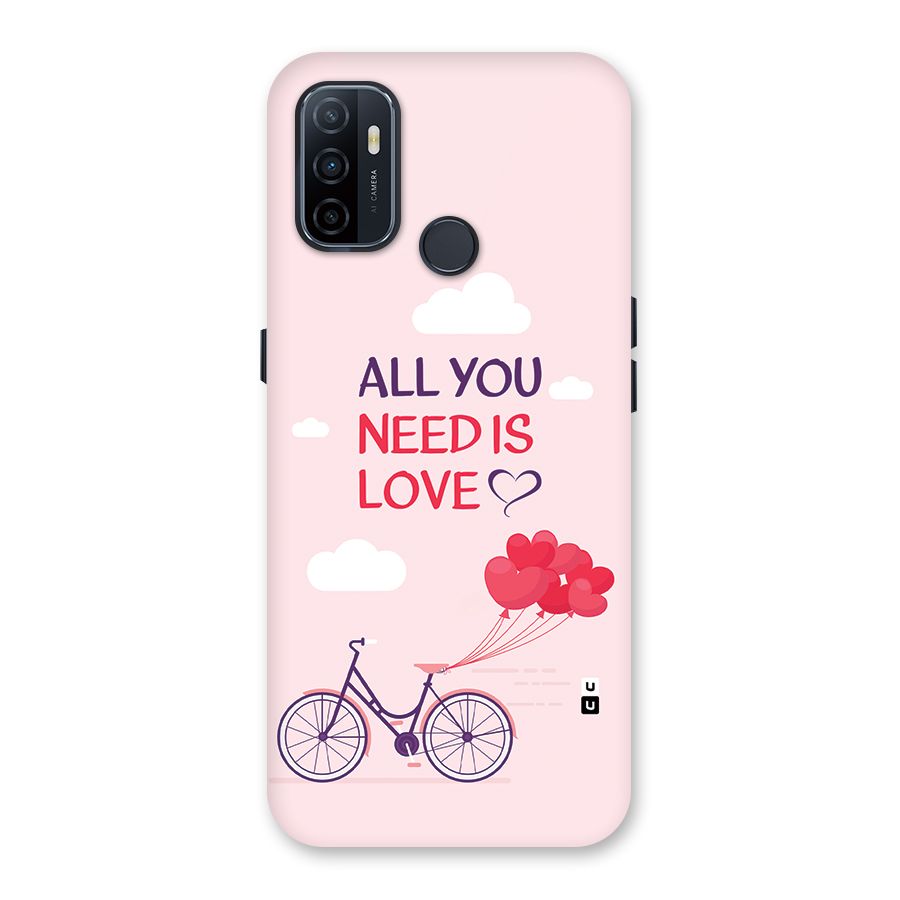 Cycle Of Love Back Case for Oppo A53
