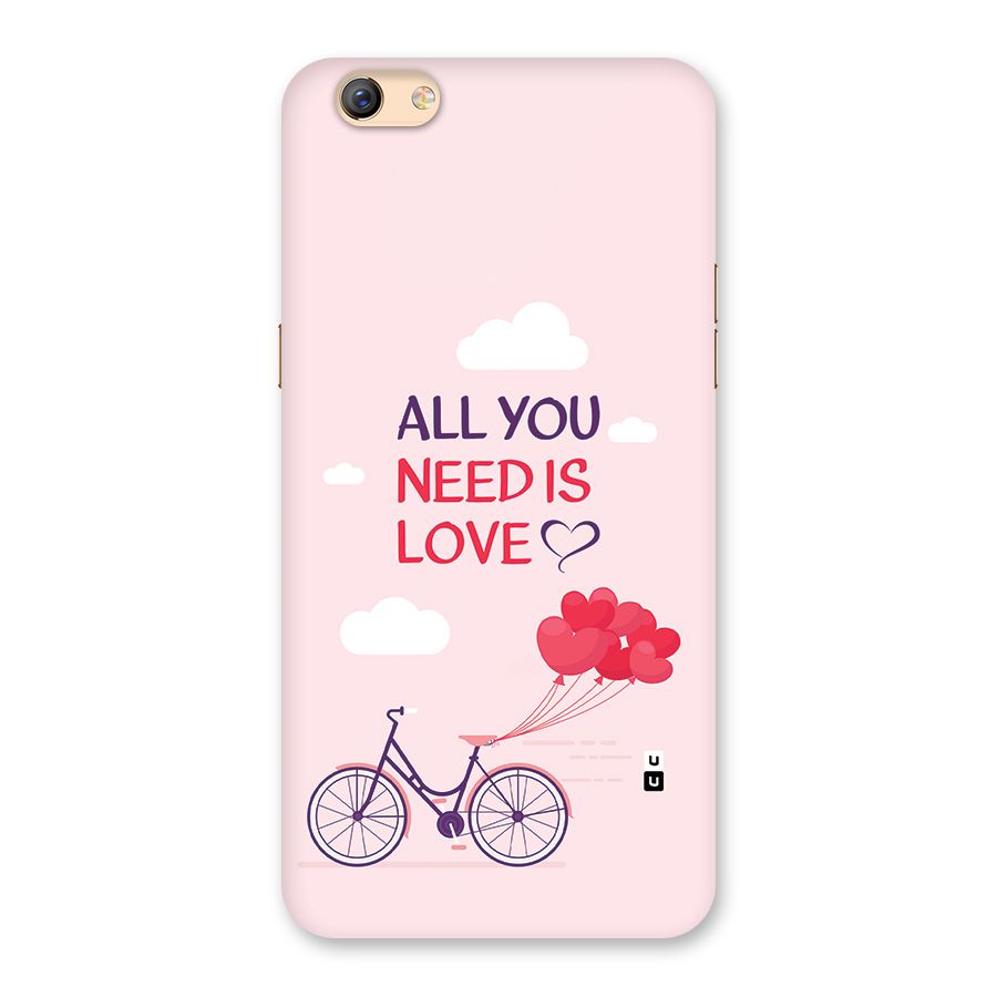 Cycle Of Love Back Case for Oppo F3 Plus