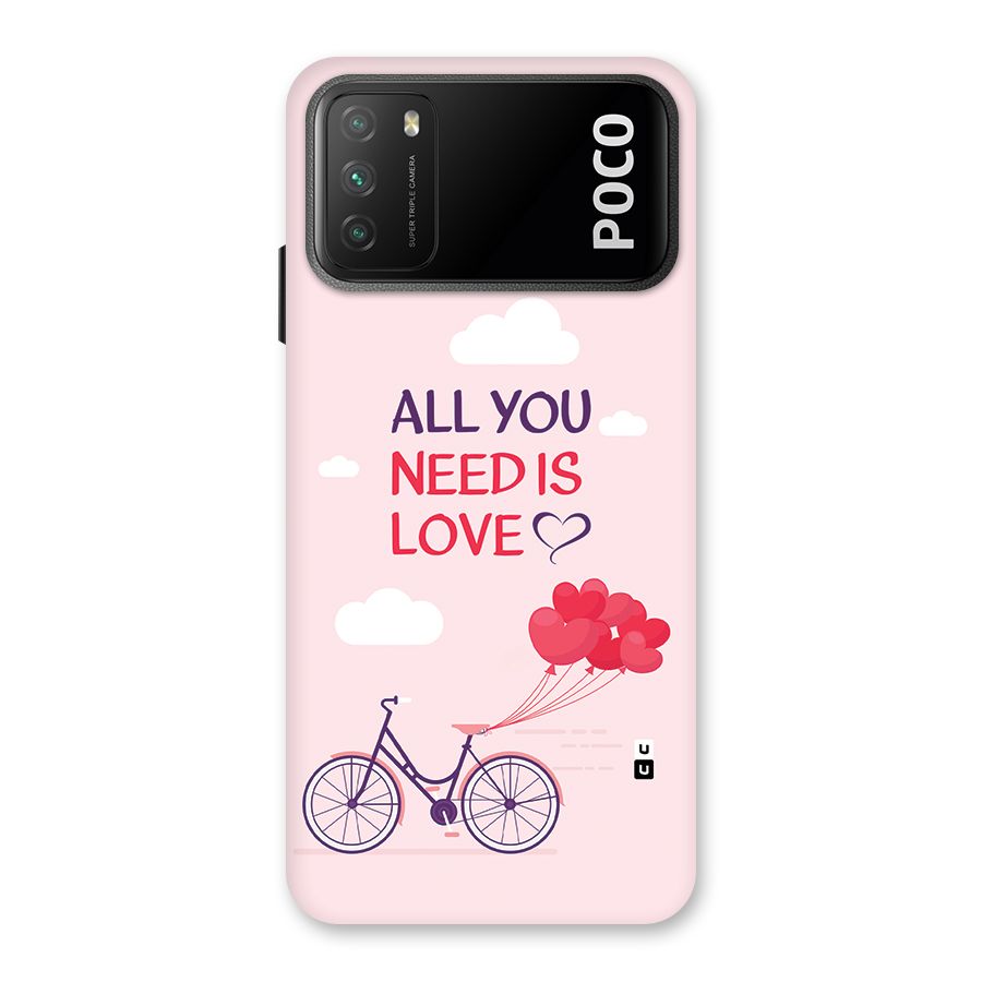 Cycle Of Love Back Case for Poco M3