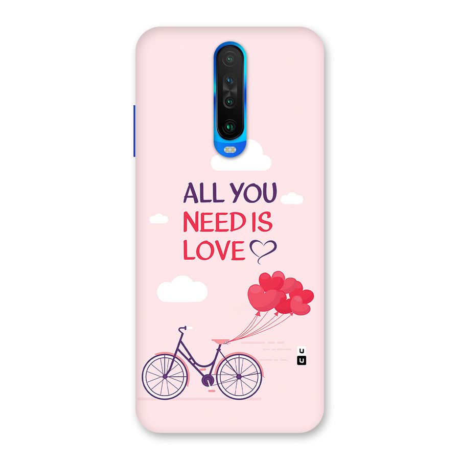 Cycle Of Love Back Case for Poco X2