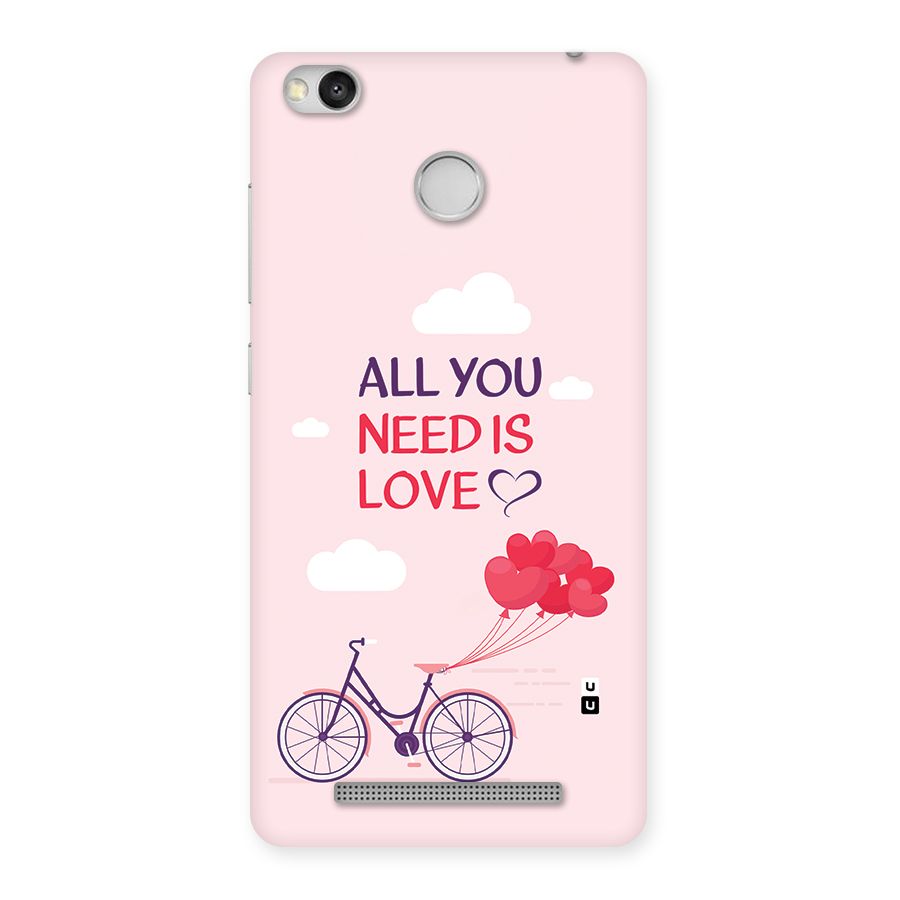 Cycle Of Love Back Case for Redmi 3S Prime