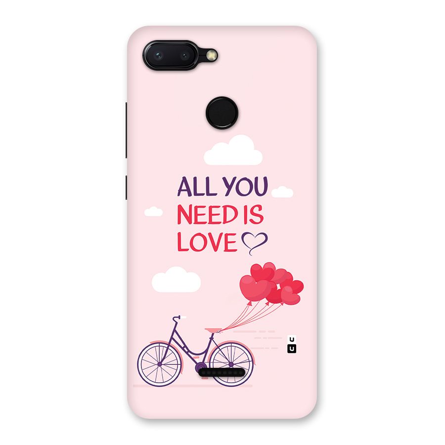 Cycle Of Love Back Case for Redmi 6