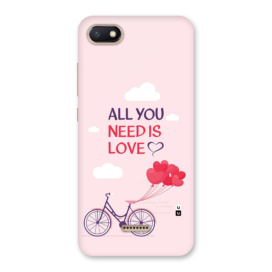 Cycle Of Love Back Case for Redmi 6A