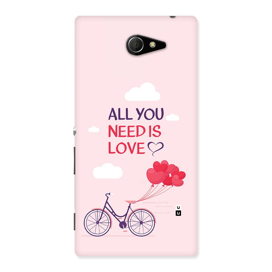 Cycle Of Love Back Case for Xperia M2