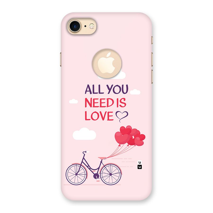Cycle Of Love Back Case for iPhone 7 Logo Cut