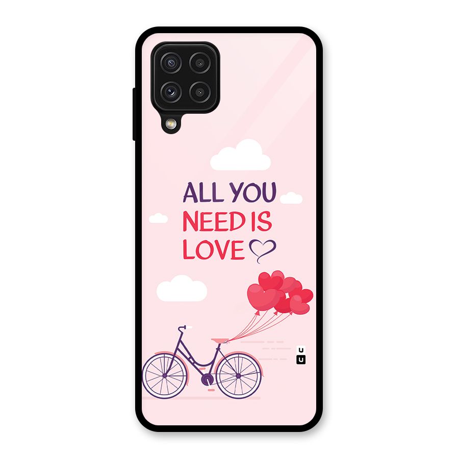 Cycle Of Love Glass Back Case for Galaxy A22 4G