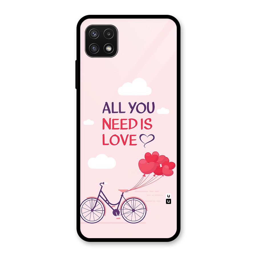 Cycle Of Love Glass Back Case for Galaxy A22 5G