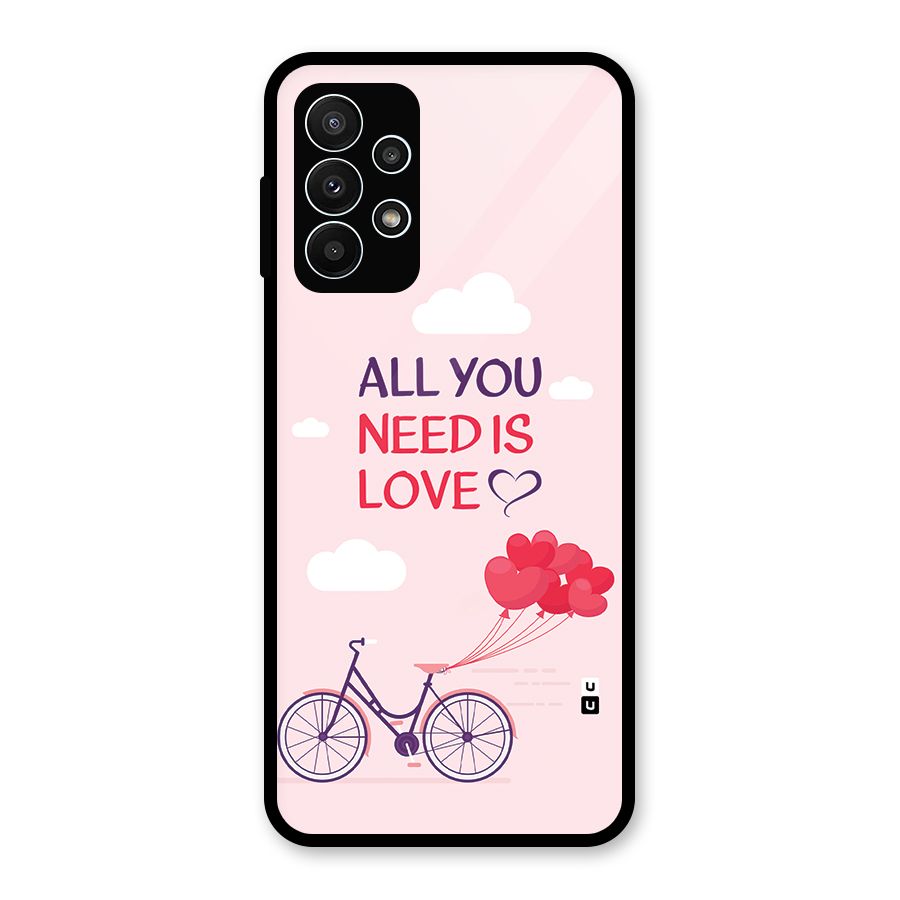 Cycle Of Love Glass Back Case for Galaxy A23