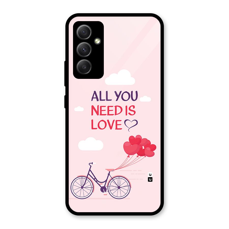 Cycle Of Love Glass Back Case for Galaxy A34