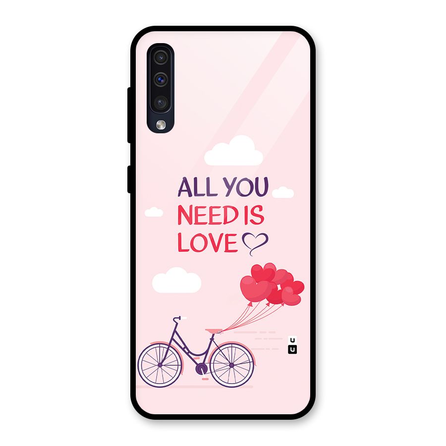 Cycle Of Love Glass Back Case for Galaxy A50s