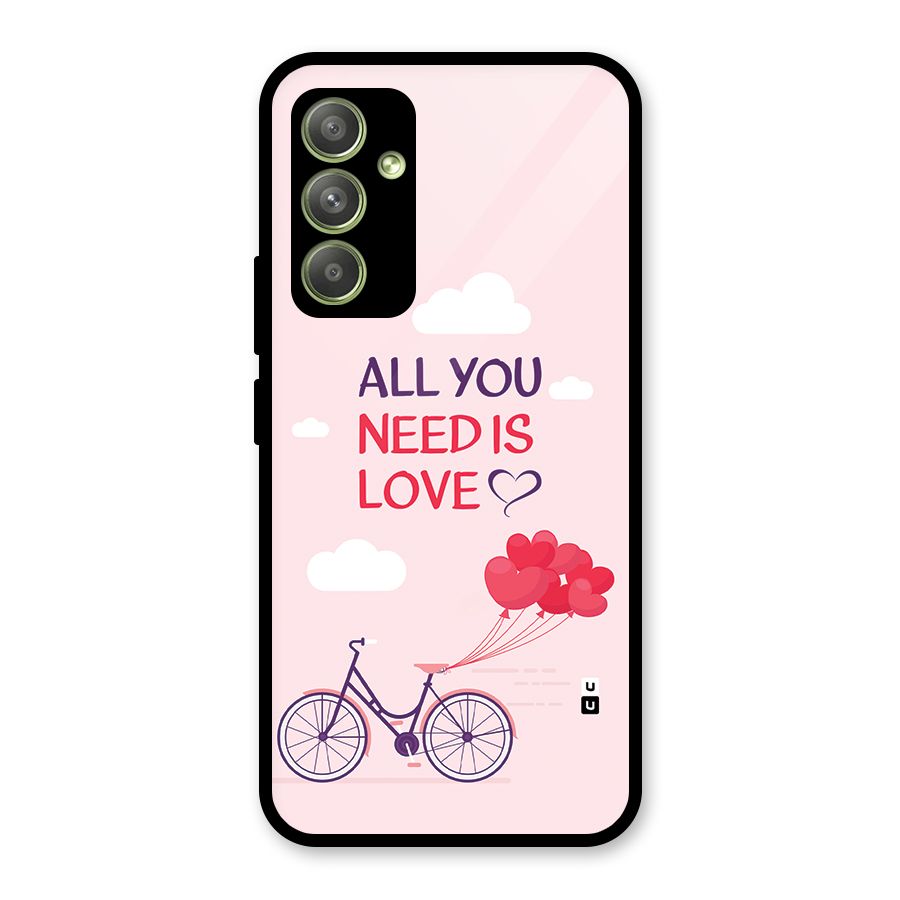 Cycle Of Love Glass Back Case for Galaxy A54
