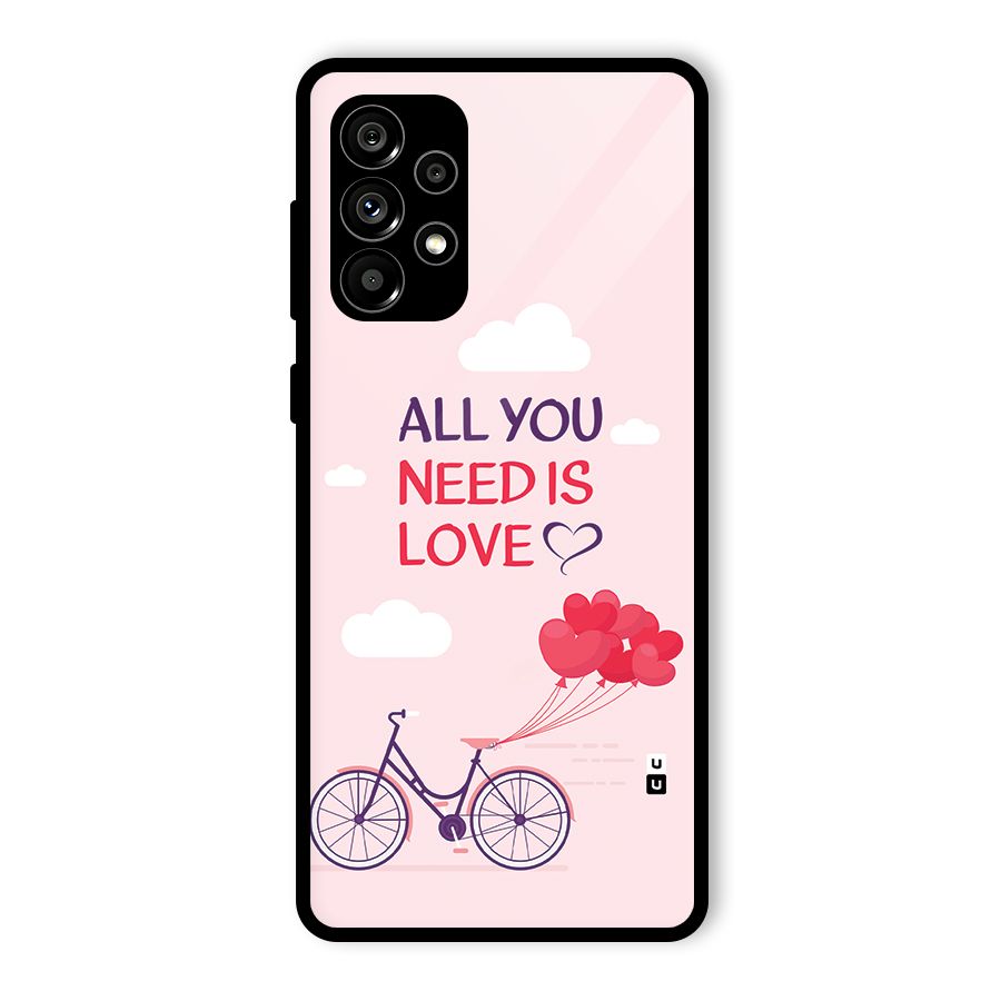 Cycle Of Love Glass Back Case for Galaxy A73 5G