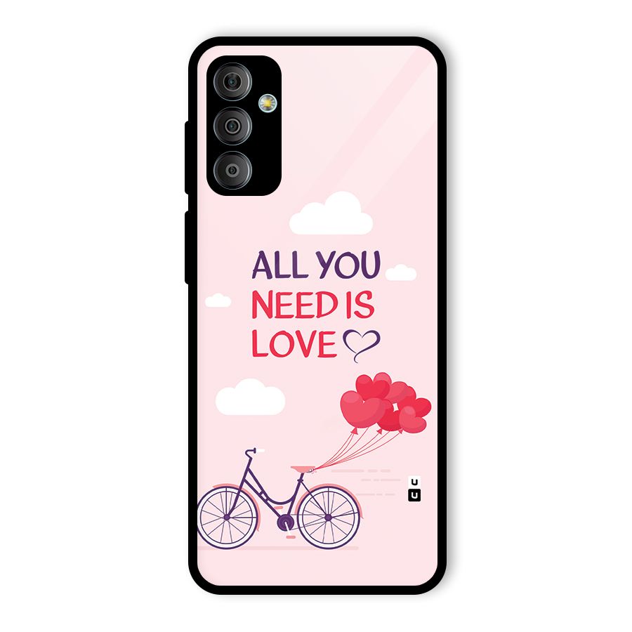 Cycle Of Love Glass Back Case for Galaxy F23