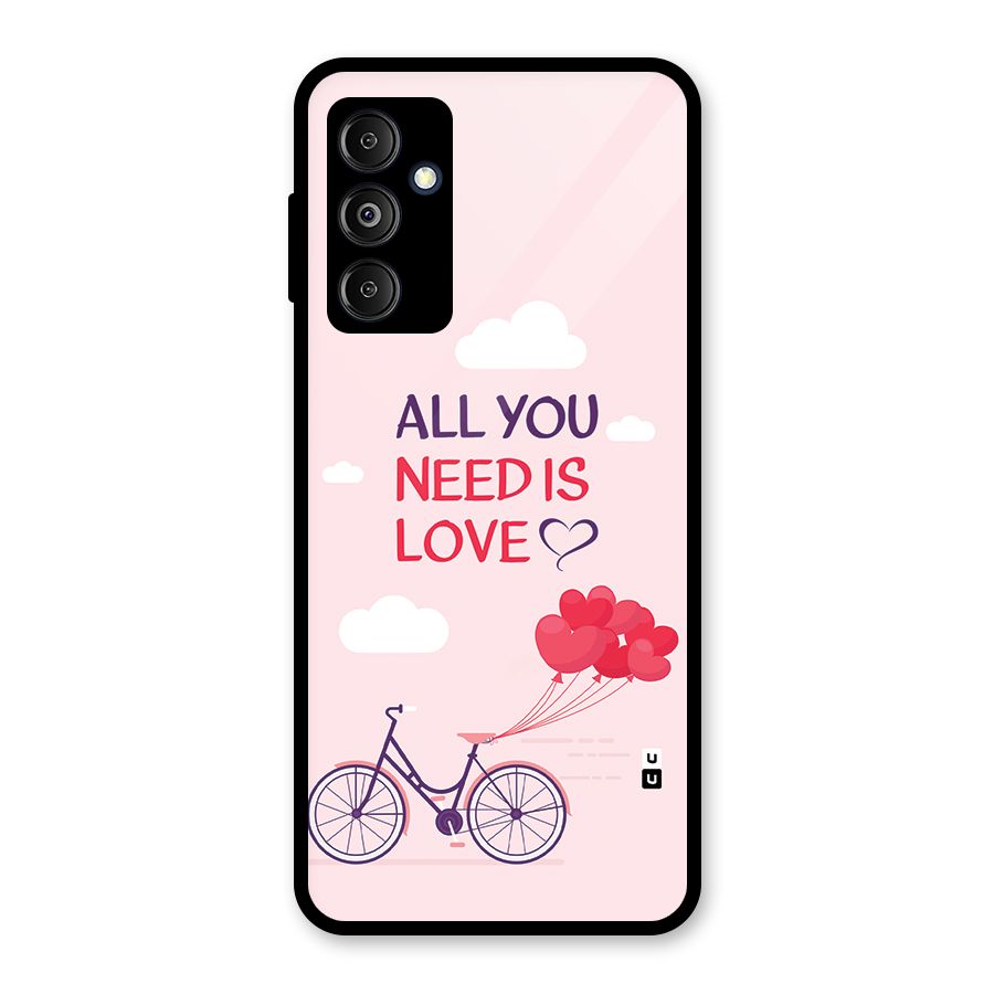 Cycle Of Love Glass Back Case for Galaxy M14 5G