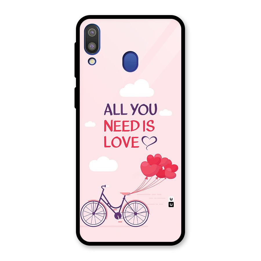 Cycle Of Love Glass Back Case for Galaxy M20