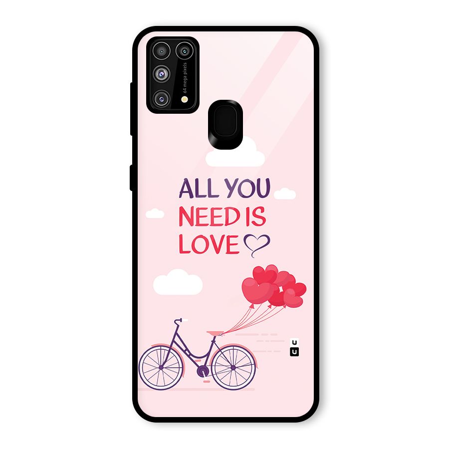 Cycle Of Love Glass Back Case for Galaxy M31