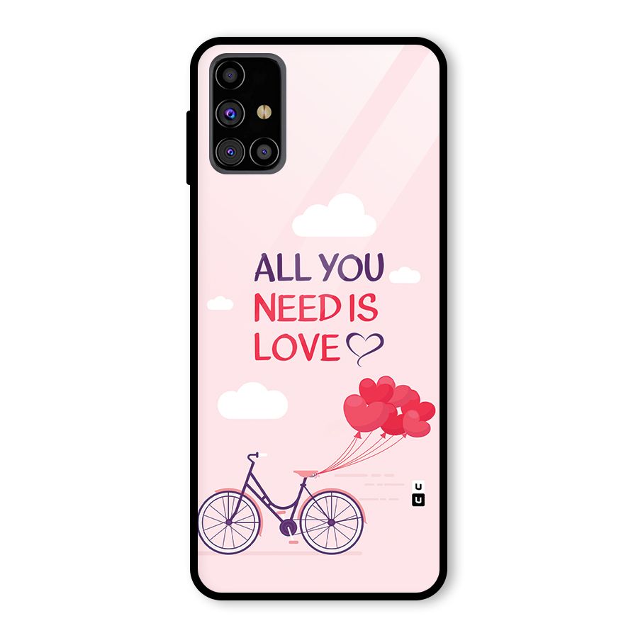 Cycle Of Love Glass Back Case for Galaxy M31s