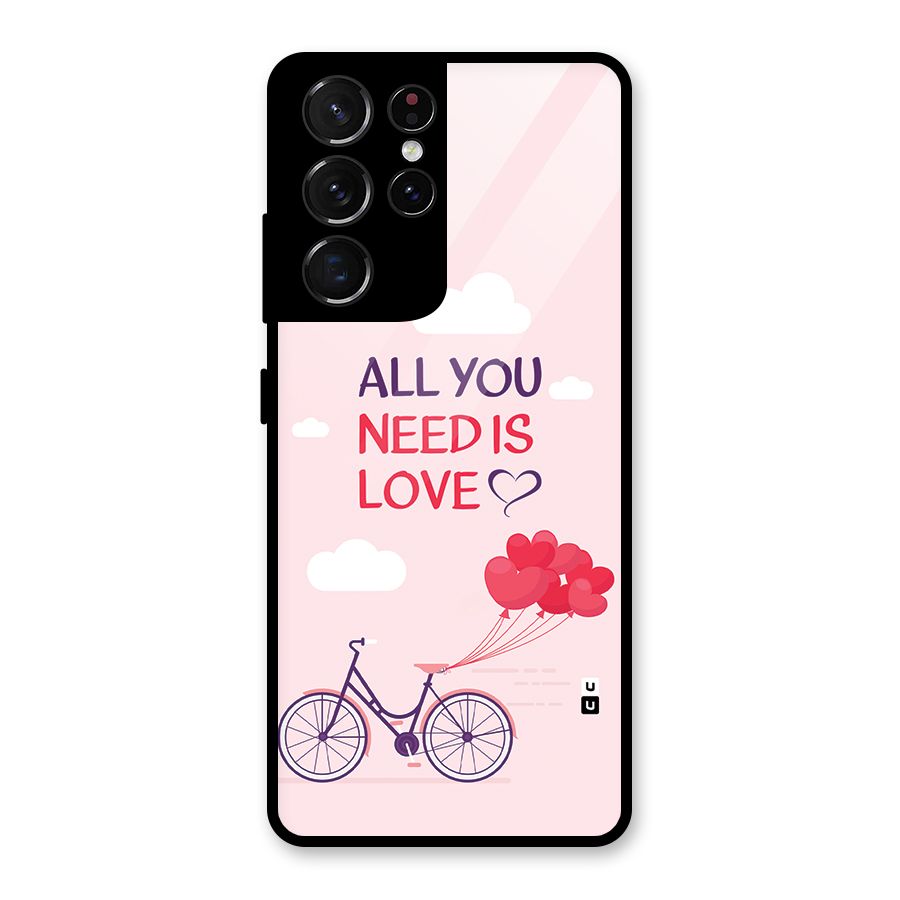 Cycle Of Love Glass Back Case for Galaxy S21 Ultra 5G