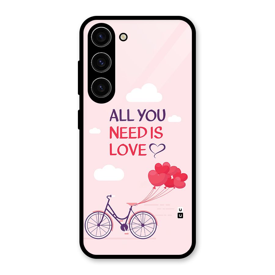 Cycle Of Love Glass Back Case for Galaxy S23