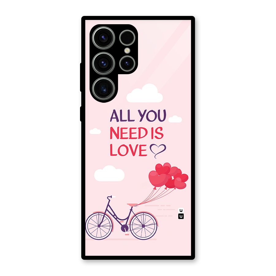 Cycle Of Love Glass Back Case for Galaxy S23 Ultra