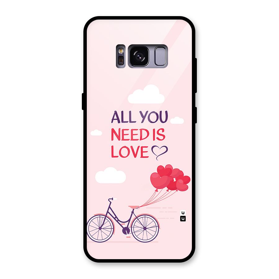 Cycle Of Love Glass Back Case for Galaxy S8
