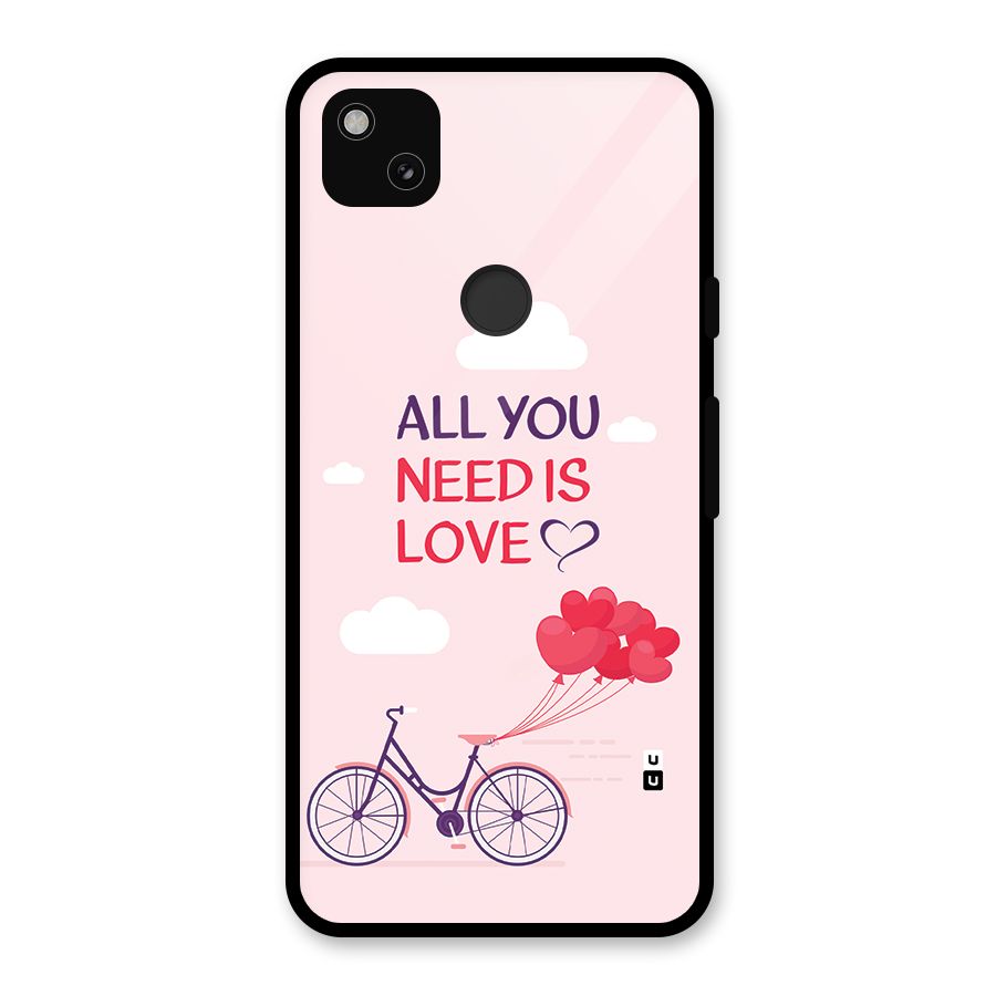 Cycle Of Love Glass Back Case for Google Pixel 4a