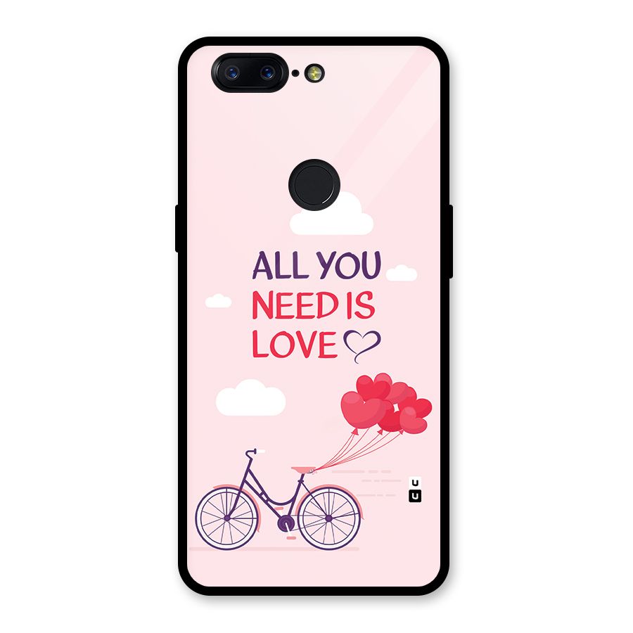 Cycle Of Love Glass Back Case for OnePlus 5T